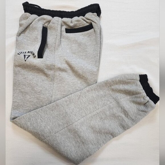 NWT Title Boxing Men's Gray Sweatpants Jogger, Size Xlarge - Picture 1 of 8